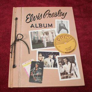 ELVIS PRESLEY ALBUM HARDCOVER BOOK